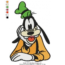Goofy 02 Embroidery Designs